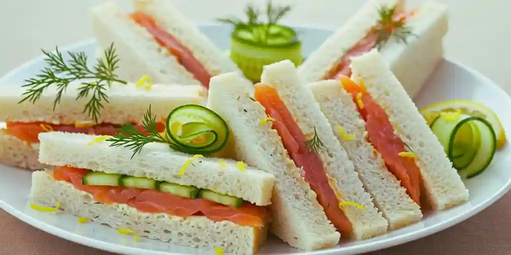 Chic Salmon And Cucumber Sandwiches For A Luxurious Bite